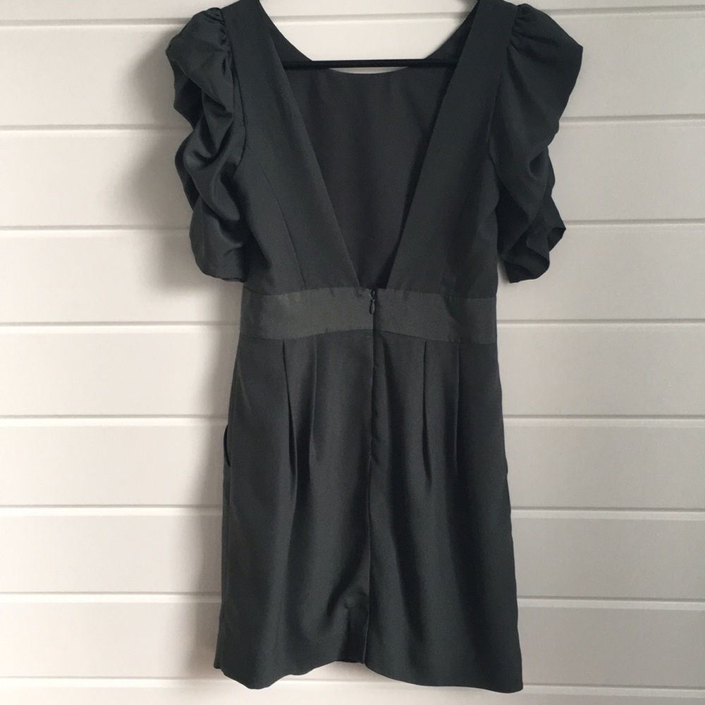 BCBGENERATION Shirred Sleeve Cocktail Dress
